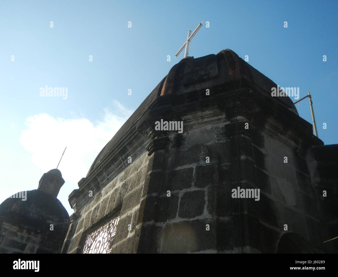 02749 Torri campane di San Luigi Gonzaga Chiesa San Luis, Pampanga 29 Foto Stock