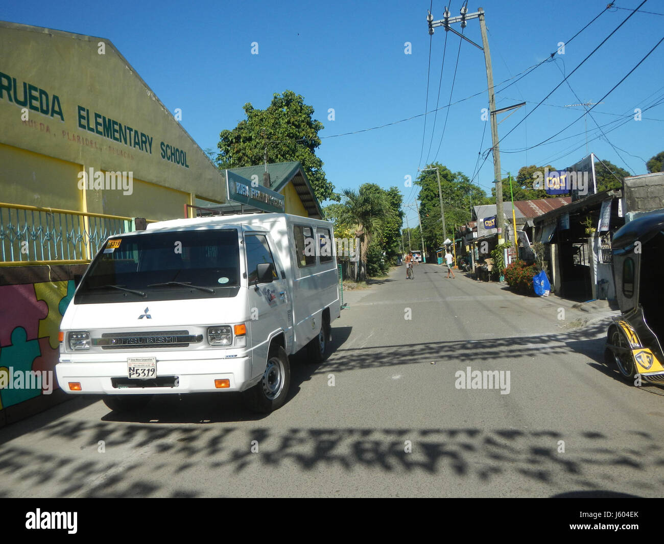Costruzioni 04495 Diospyros blancoi Dampol Rueda Plaridel Bulacan Road 14 Foto Stock
