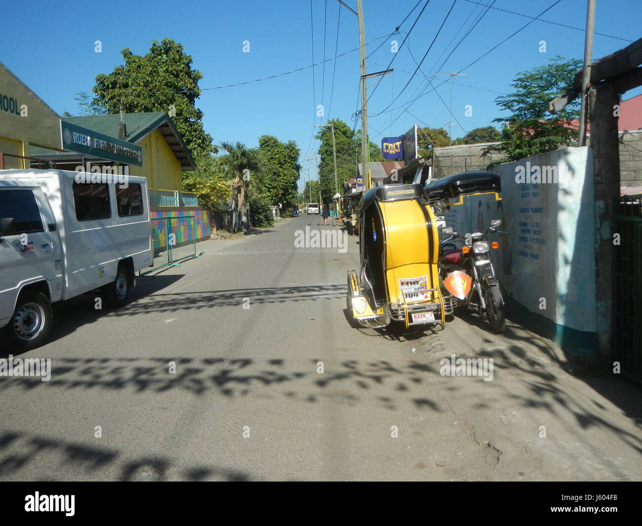 Costruzioni 04495 Diospyros blancoi Dampol Rueda Plaridel Bulacan strada 28 Foto Stock