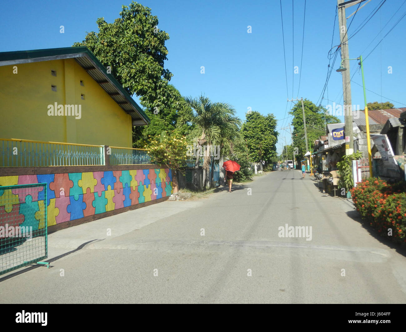 Costruzioni 04495 Diospyros blancoi Dampol Rueda Plaridel Bulacan Road 34 Foto Stock