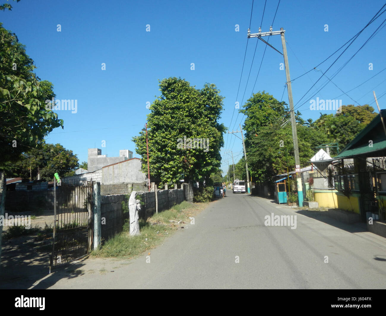 Costruzioni 04495 Diospyros blancoi Dampol Rueda Plaridel Bulacan Road 45 Foto Stock