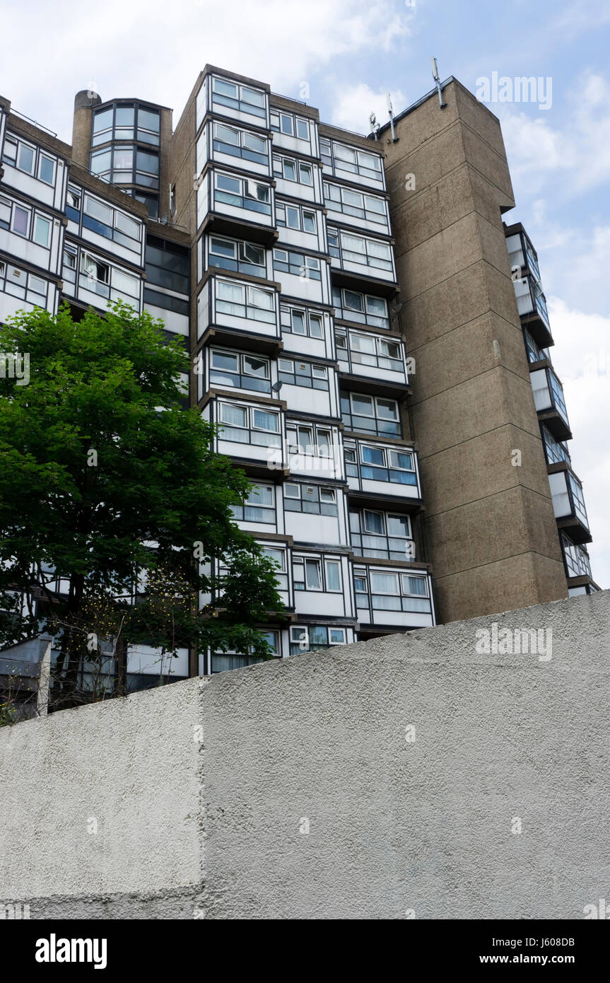 Torri di Lambeth, progettato da George Finch di Lambeth architetto del dipartimento nel 1965. Foto Stock