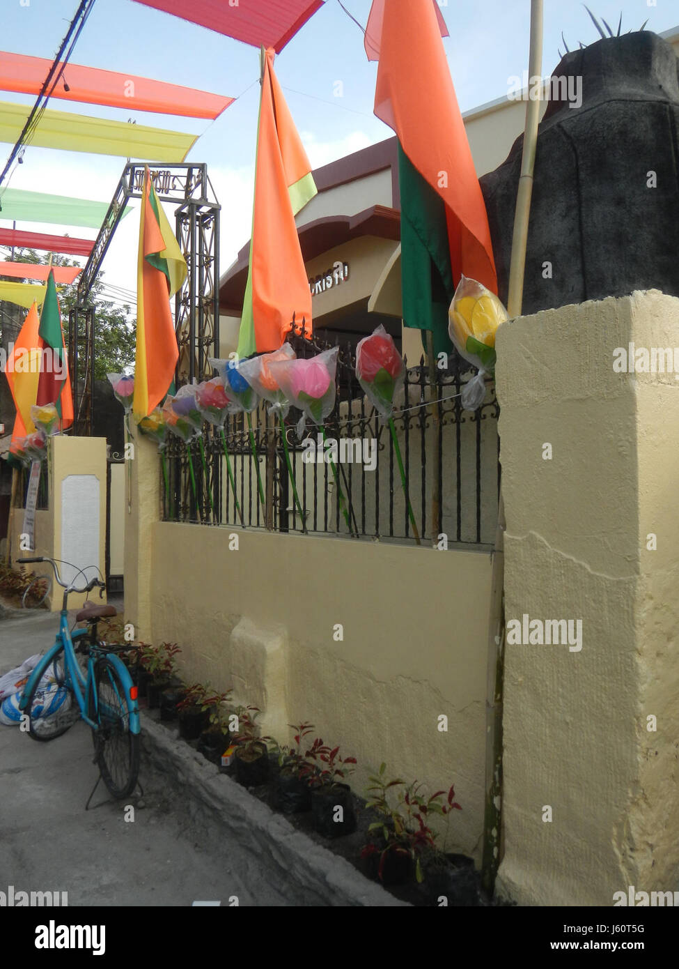 La Chiesa del Principe di Gesù della Pace, situata nella città di Malolos, Bulacan, è un sito religioso chiave noto per la sua atmosfera tranquilla e il ruolo significativo nella comunità locale. Foto Stock
