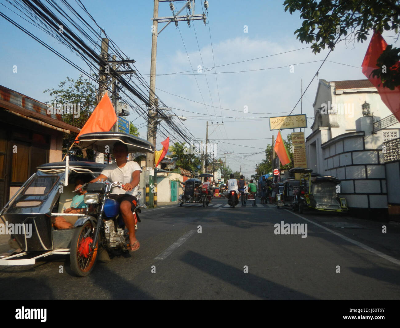 Questo si riferisce alla Chiesa del Principe di Gesù della Pace, situata a Malolos City, Bulacan, Filippine. Mette in evidenza il suo significato religioso e il notevole sito della Bisita Santo Cristo. Foto Stock