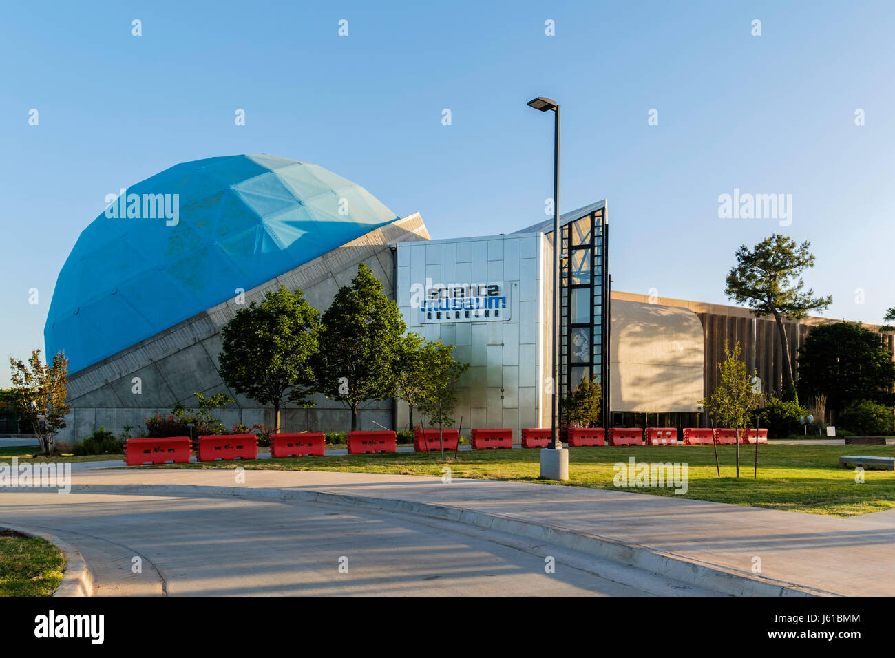Museo della Scienza in Oklahoma si trova su Martin Luther King Blvd., Oklahoma City, Oklahoma, Stati Uniti d'America. Foto Stock