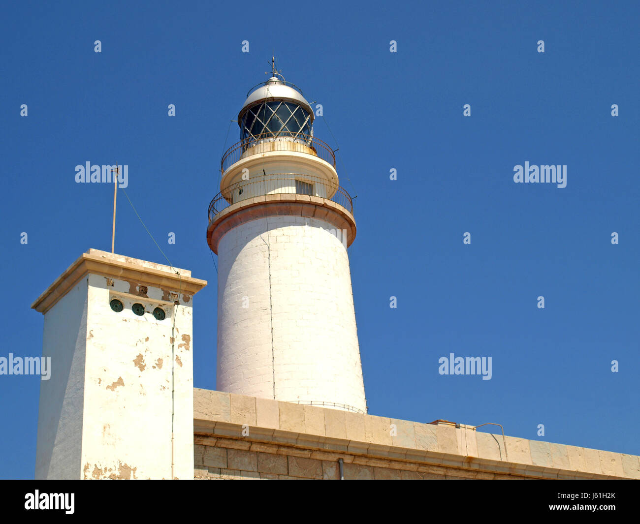 Torre maiorca isole baleari faro blu vacanza vacanze vacanze Foto Stock