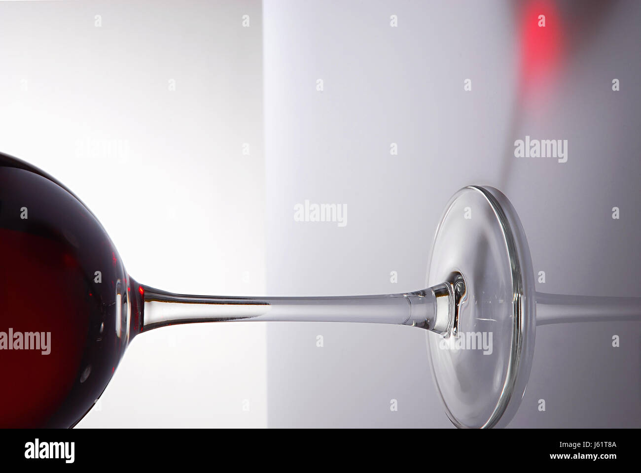 Vino rosso il vetro Foto Stock