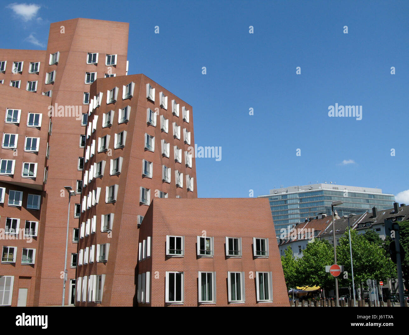 Gehry - collo con mattone Foto Stock