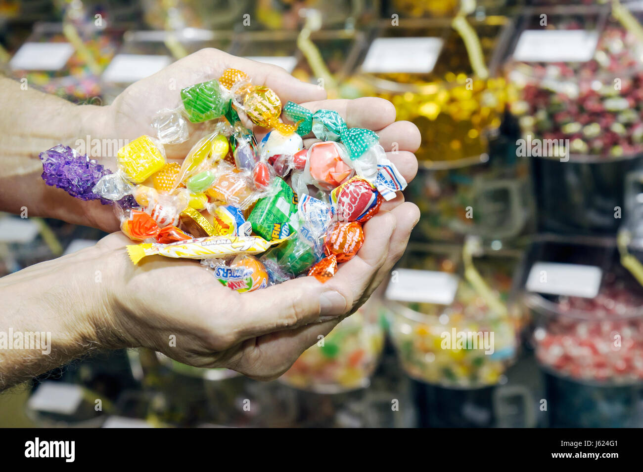 Indiana Chesterton, ingredienti di Molly Bea, shopping shopper shopping negozi mercati mercato di vendita di mercato, negozi al dettaglio negozi business Foto Stock