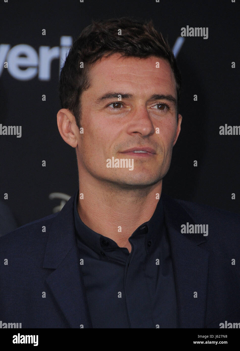 Hollywood, CA, Stati Uniti d'America. 18 Maggio, 2017. Orlando Bloom. Premiere della Disney, il ''I Pirati dei Caraibi: Dead Men Tell No Tales" in Dolby Theatre di Hollywood. Credito: Birdie Thompson/AdMedia/ZUMA filo/Alamy Live News Foto Stock