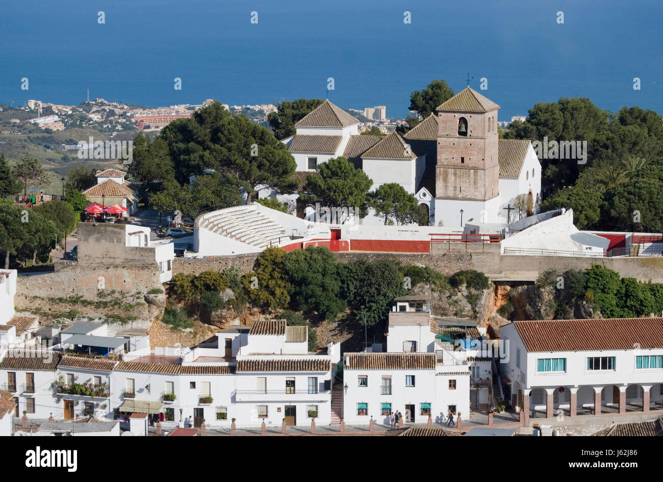 Spagna del villaggio comunità cittadina mercato white Viaggi turismo spagna orizzontale Foto Stock