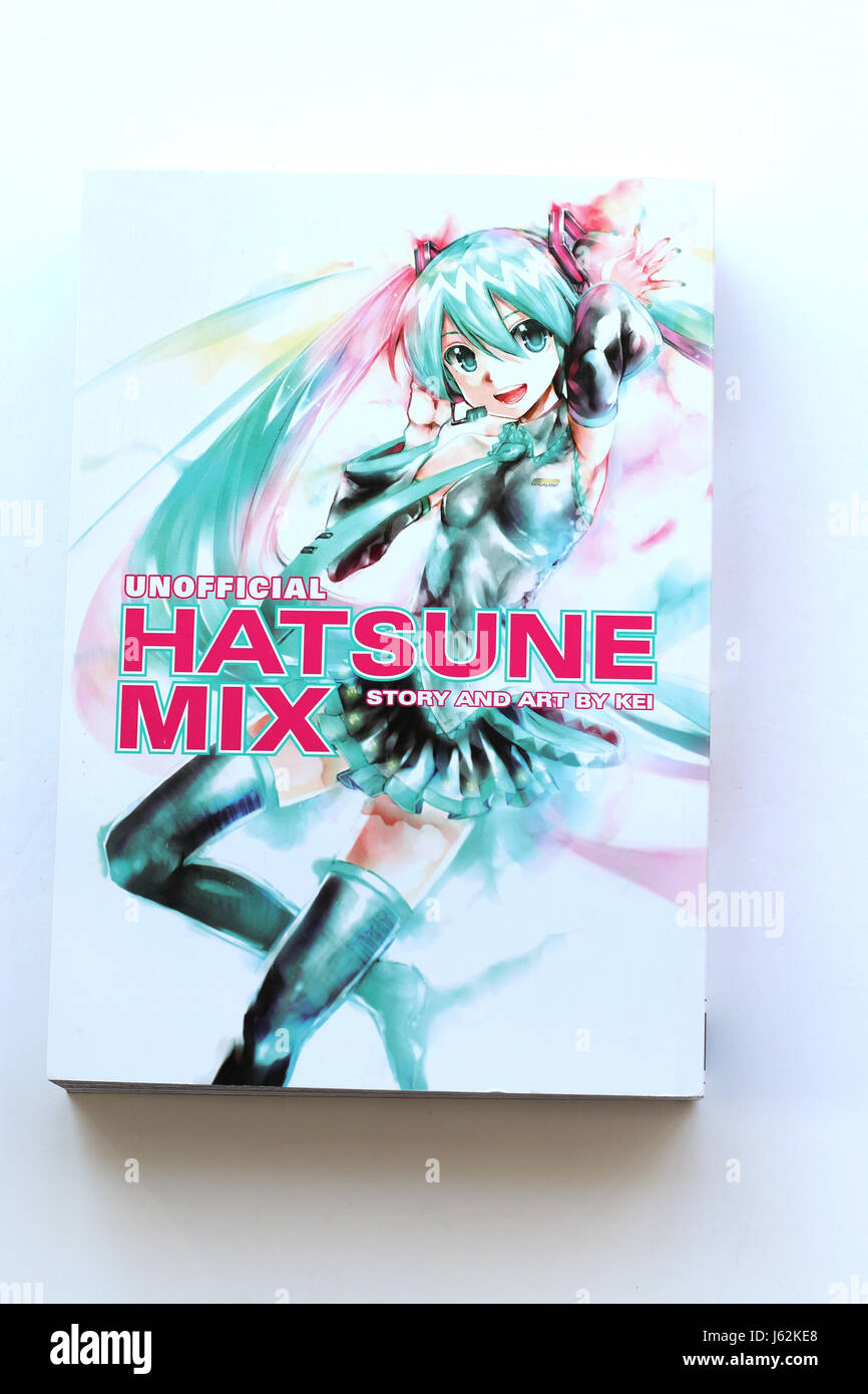 Non è un vero e proprio libro - questo è stock photo - Hatsune Mix libro - Storia e Arte da Kei Foto Stock