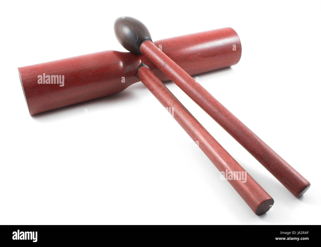 Musica Musica percussioni africane in legno strumento di misura di investimento metodo Foto Stock