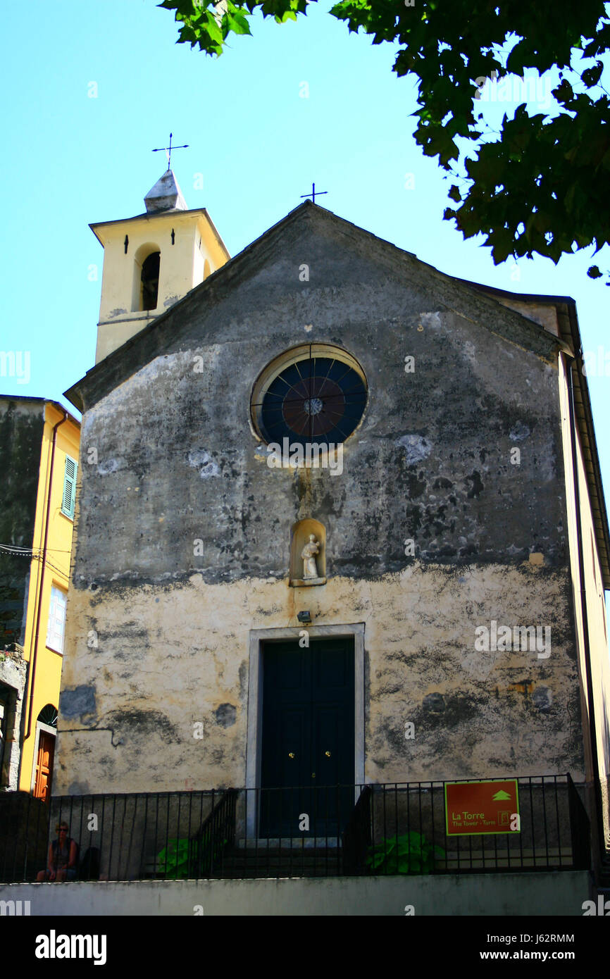 Torre chiesa religione paradiso paradise stile di architettura costruttiva Foto Stock