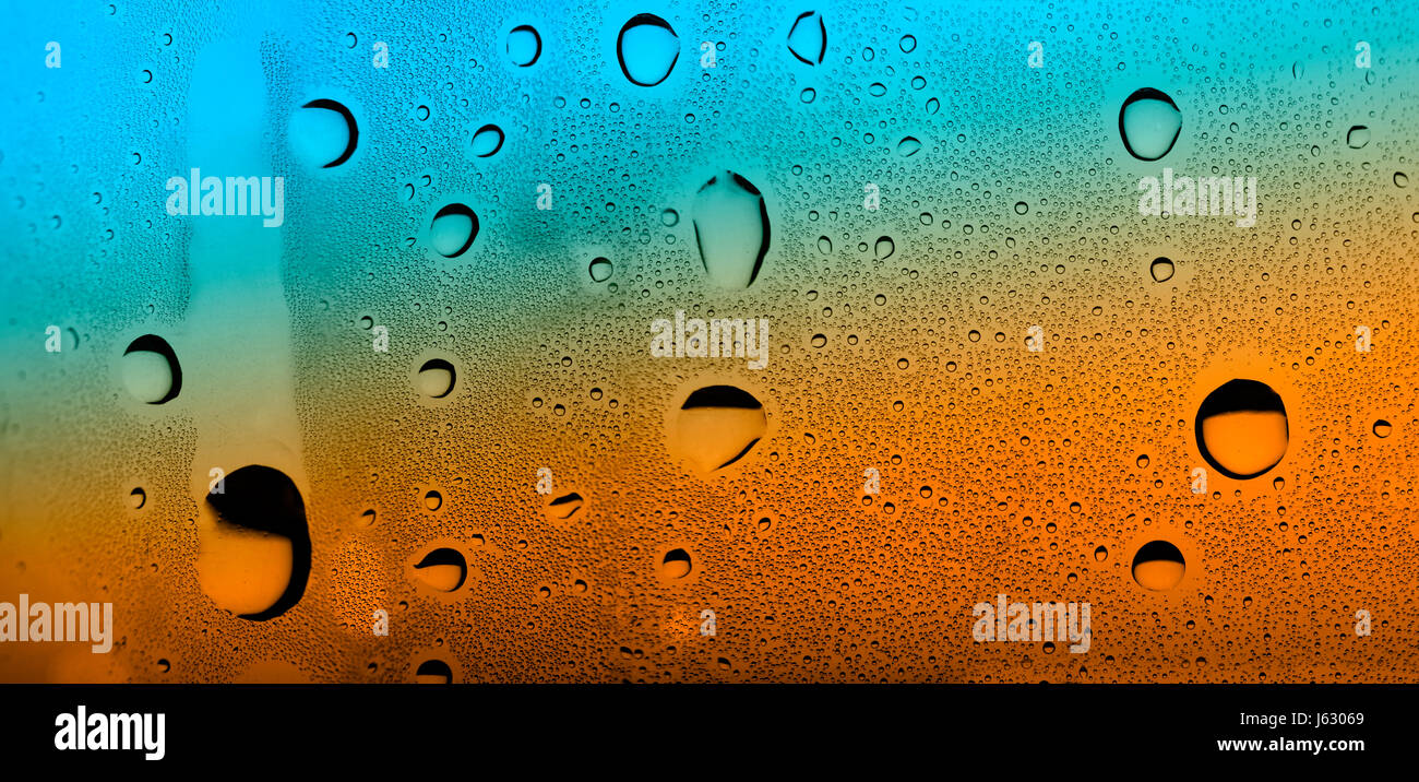 Colorato colorato splendida molteplici riccamente colorata versed acqua umido Foto Stock