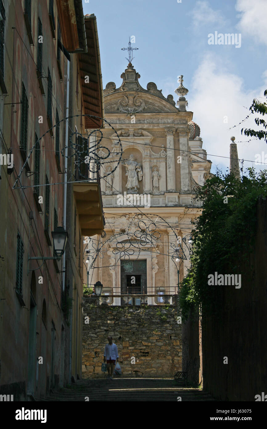 Scale religione chiesa cielo paradiso in stile barocco di costruzione Foto Stock