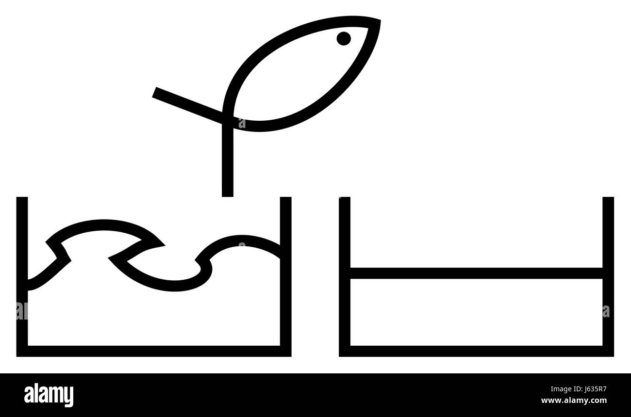 Nuovo acquario molla pesce rimbalza rimbalza hop saltando frisks jumping jump Foto Stock