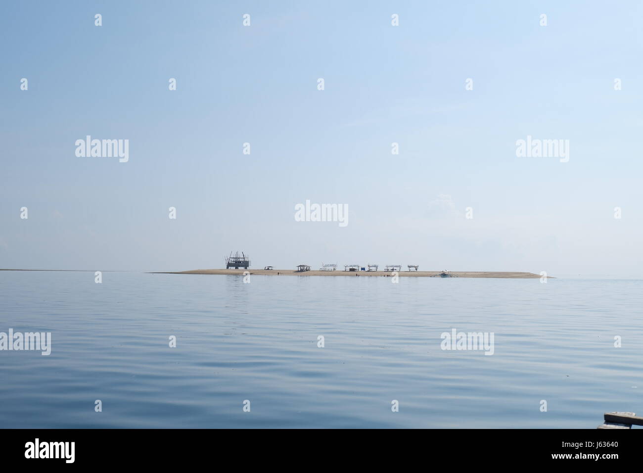 La scoperta dell'isola Foto Stock