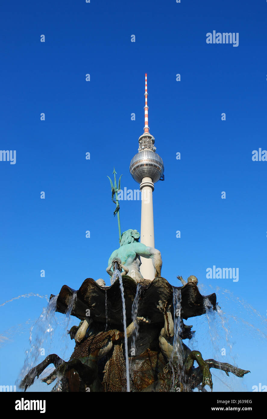 Fernsehturm di Berlino Foto Stock