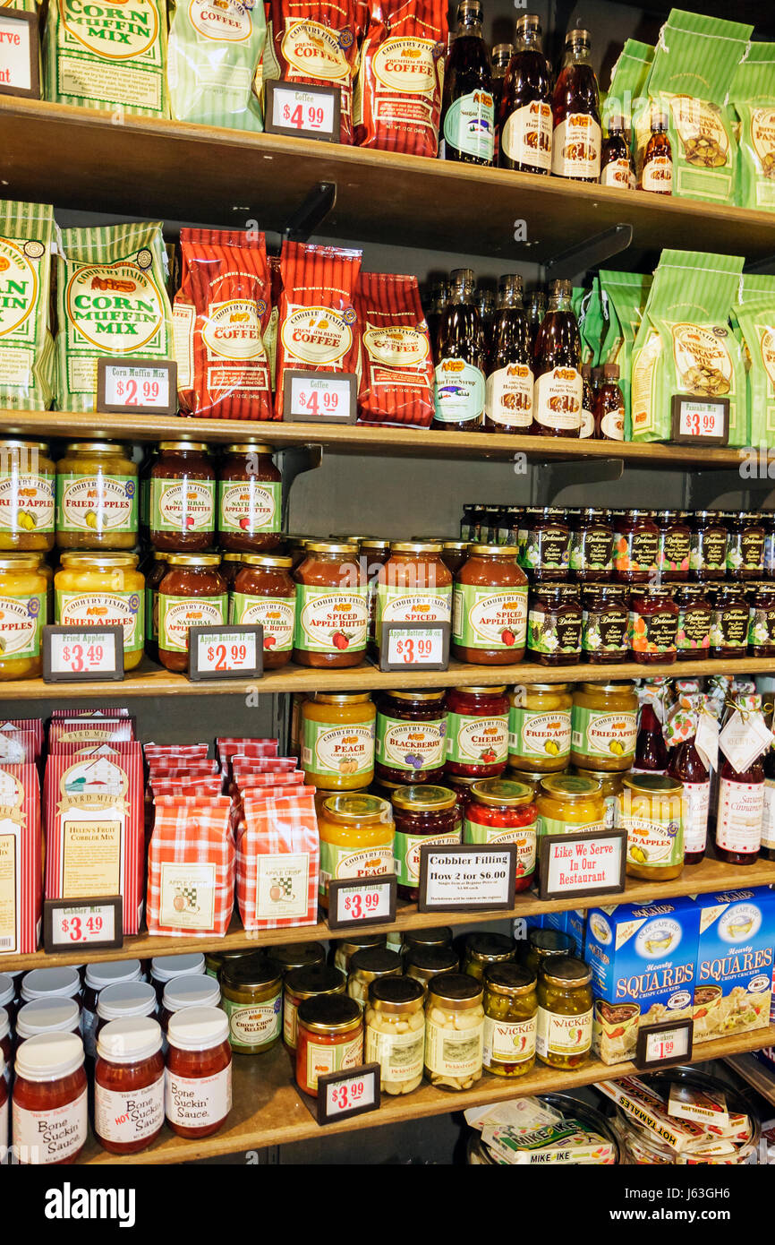 Michigan Stevensville, Cracker Barrel, ristorante, ristoranti, cibo, caffè, cucina casalinga, negozio di campagna, catena nazionale, tema, americana, foo Foto Stock