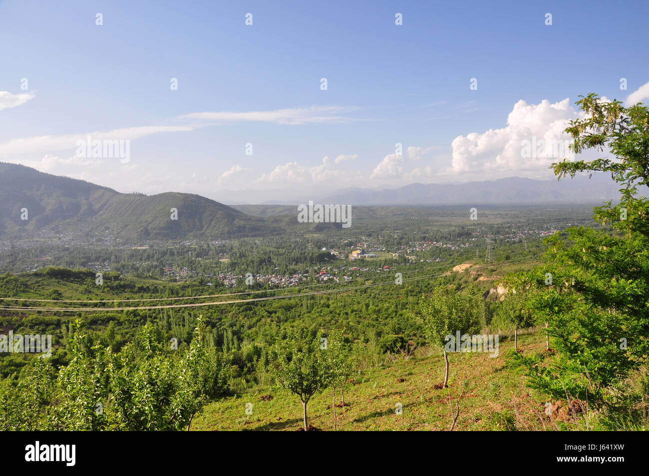 Kashmir bella terra da Baramulla (Foto Copyright © di Saji Maramon) Foto Stock
