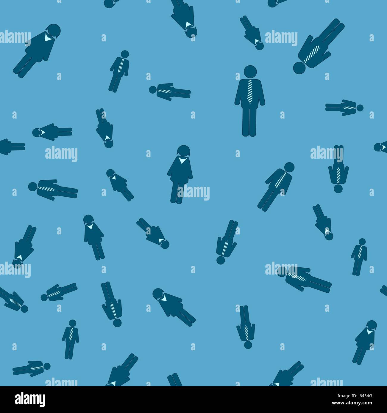 Icona di persone modello senza giunture Illustrazione Vettoriale