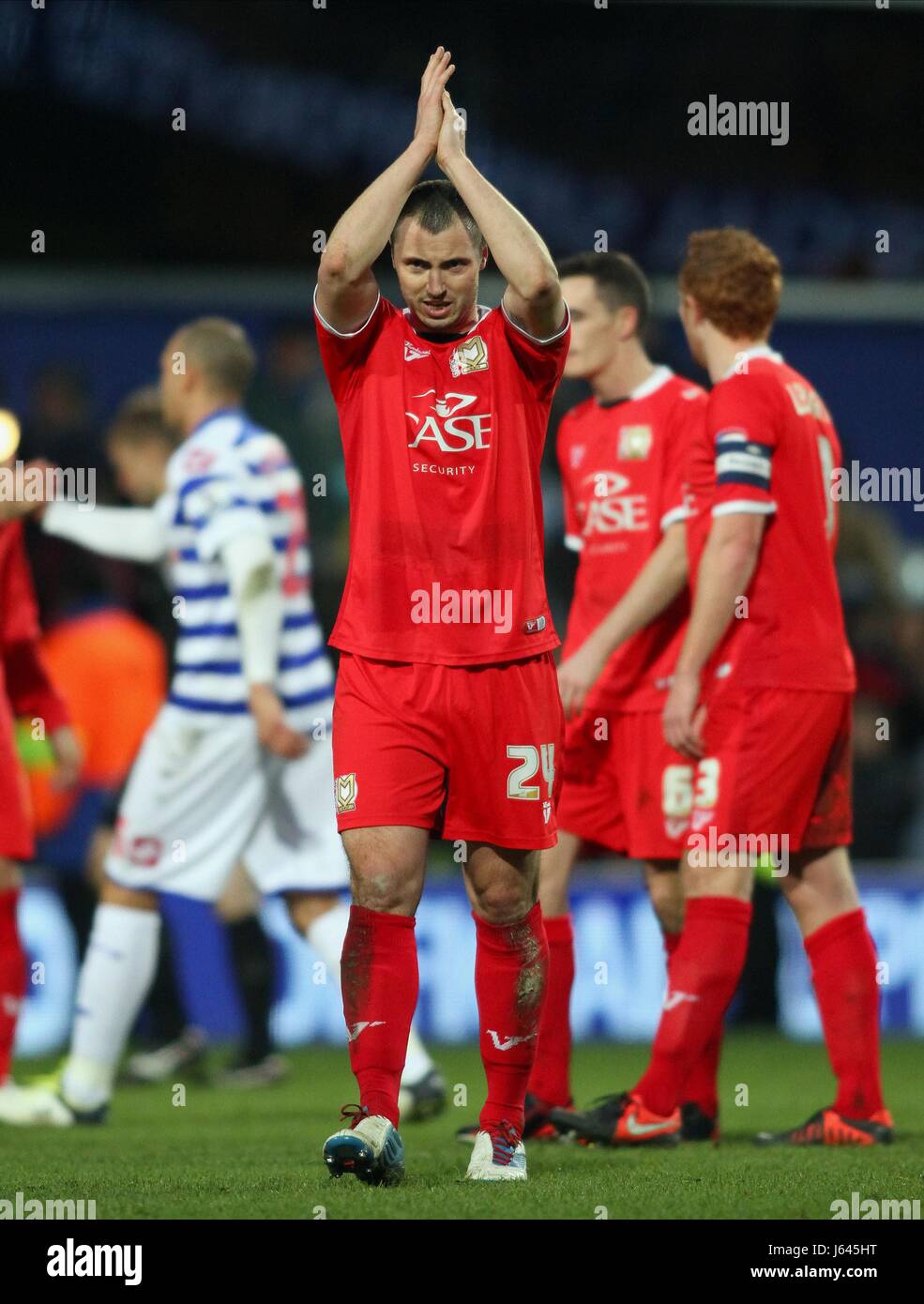 ANTHONY KAY MILTON KEYNES DONS FC Londra Inghilterra REGNO UNITO 26 Gennaio 2013 Foto Stock