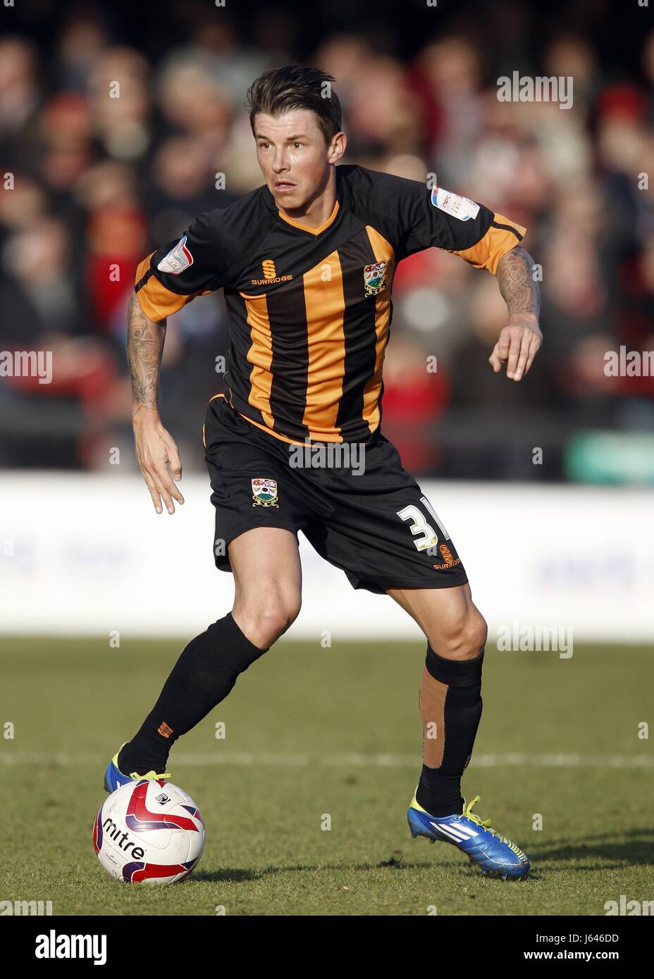 JOHN OSTER BARNET FC BOOTHAM CRESCENT YORK INGHILTERRA 16 Febbraio 2013 Foto Stock