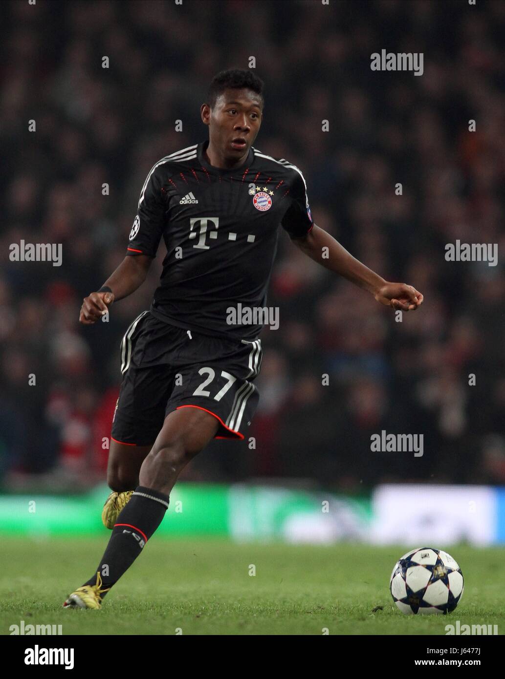 DAVID ALABA BAYERN MUNICH FC Londra Inghilterra Regno Unito 19 Febbraio 2013 Foto Stock