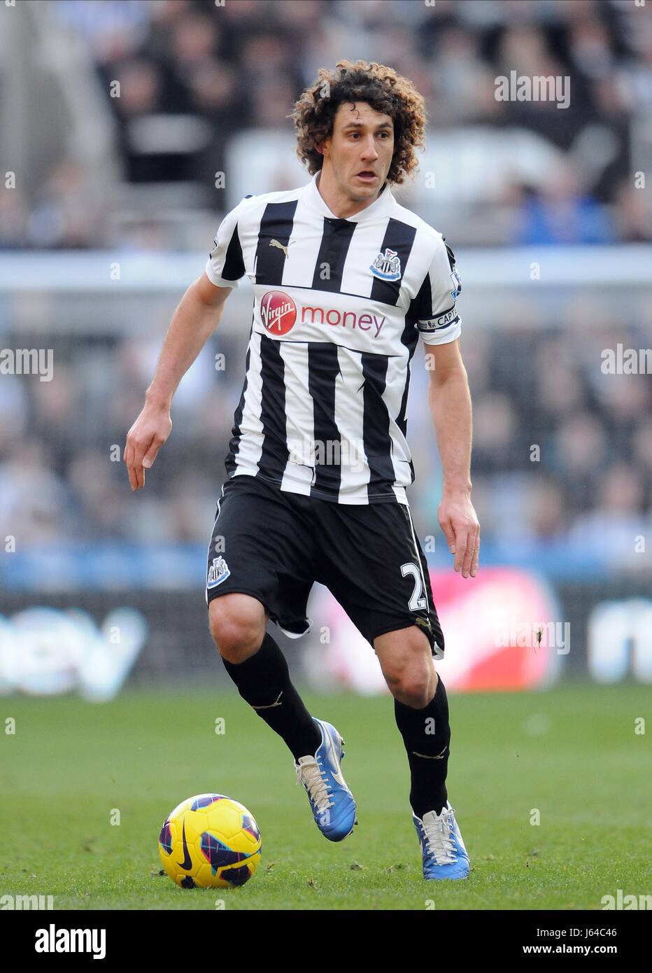 FABRICIO COLOCCINI Newcastle United FC St James Park Newcastle Inghilterra 15 Dicembre 2012 Foto Stock