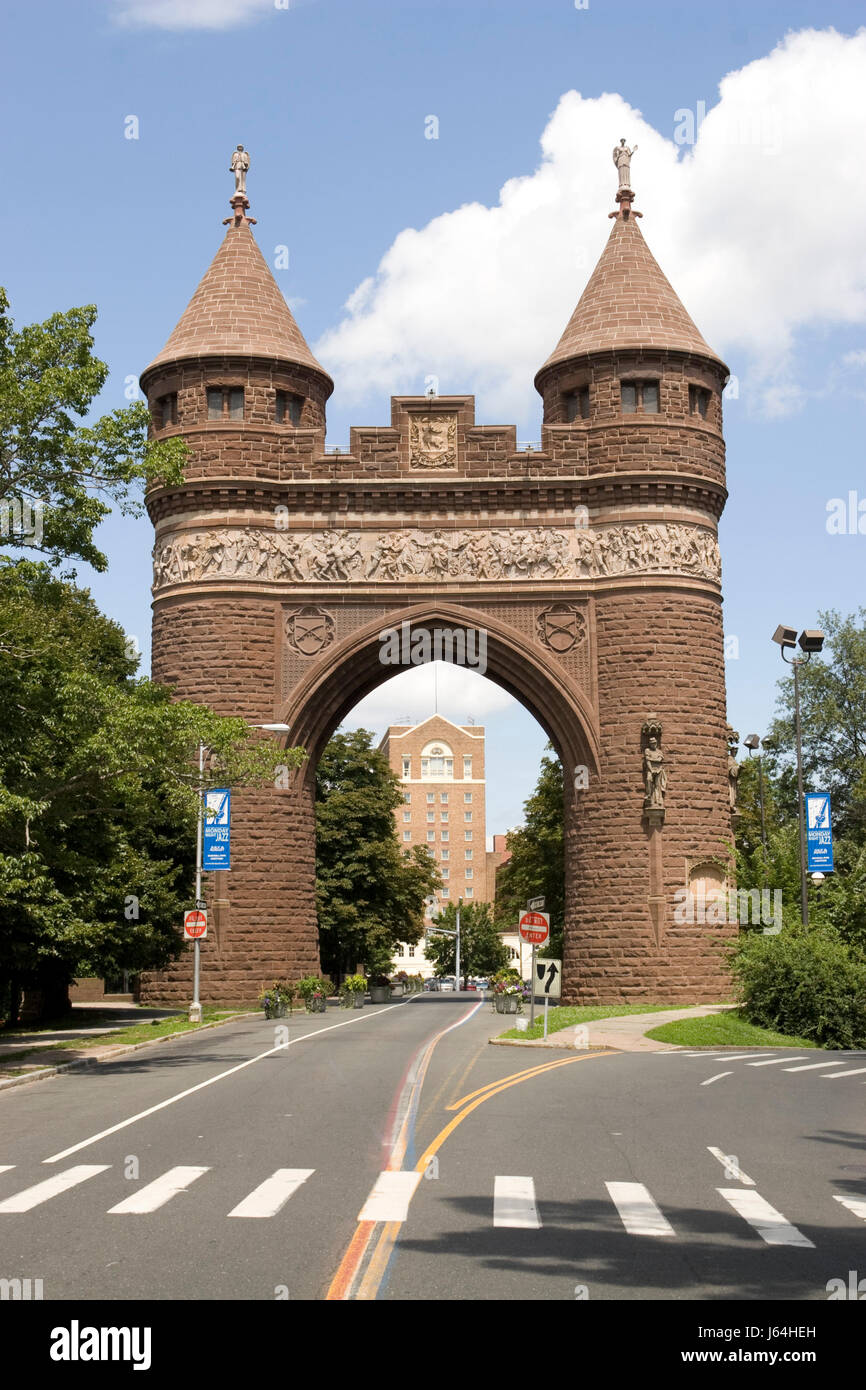 Memorial arch usa stile di costruzione di architettura in stile architettonico Foto Stock