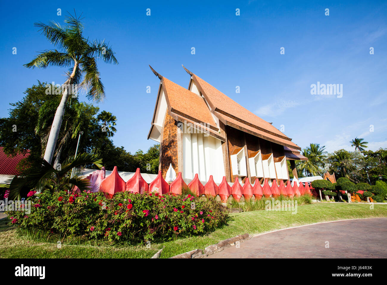 Sala Loi tempio situato a Nakhon Ratchasima è un vecchio tempio all'Thao suranari, costruito dopo la battaglia un esercito di Chao ANU. Nel 2370 Foto Stock