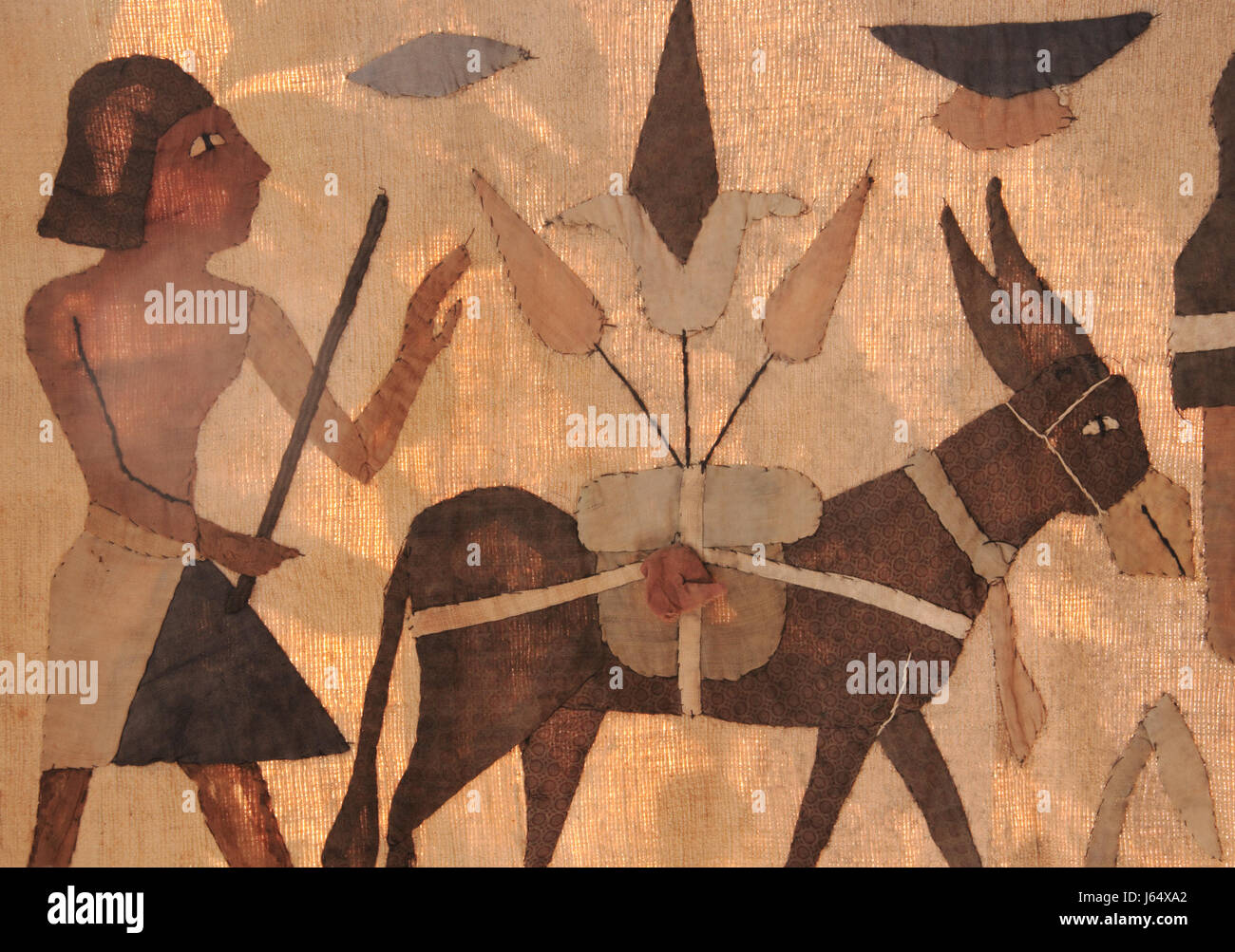 Biancheria da asino disegno di tessuto di formatura forma di formazione figura di modello retroilluminato Foto Stock