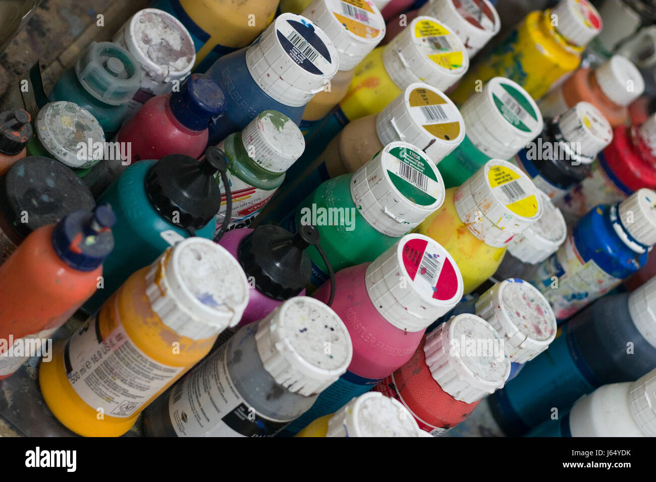 Colorato colorato splendida molteplici riccamente colorata di seconda mano studio Foto Stock