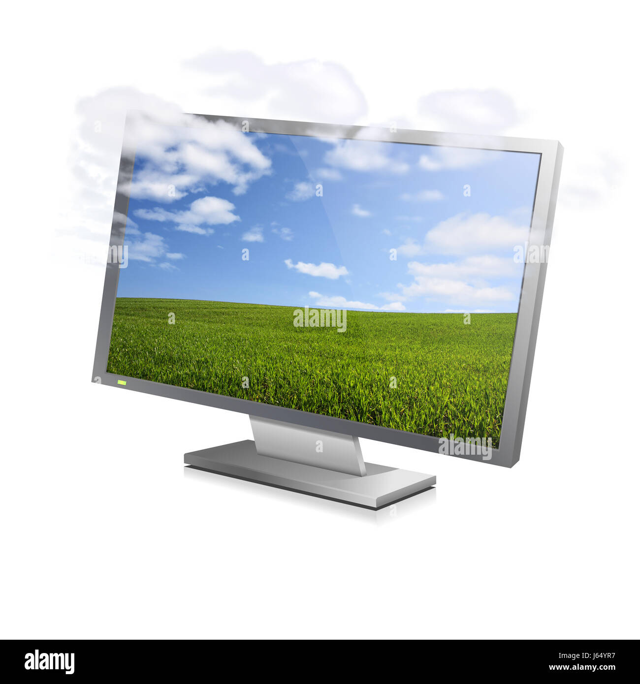 Modello Progetto di design concept bozza del piano di immagine monitor la tecnologia dello schermo Foto Stock