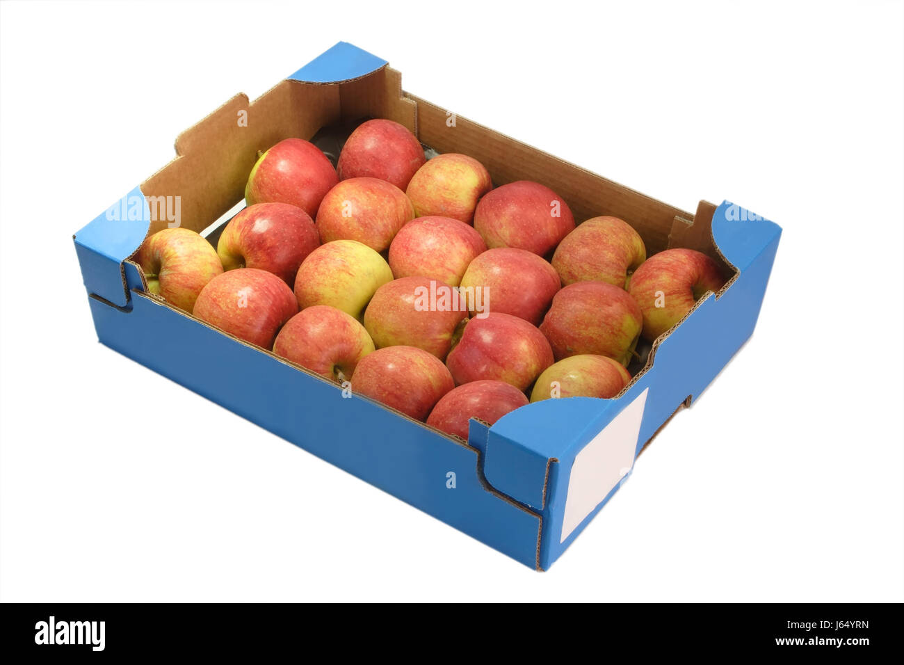 Mature freschezza trasporto frutta mela apple red brina cibo aliment studio Foto Stock