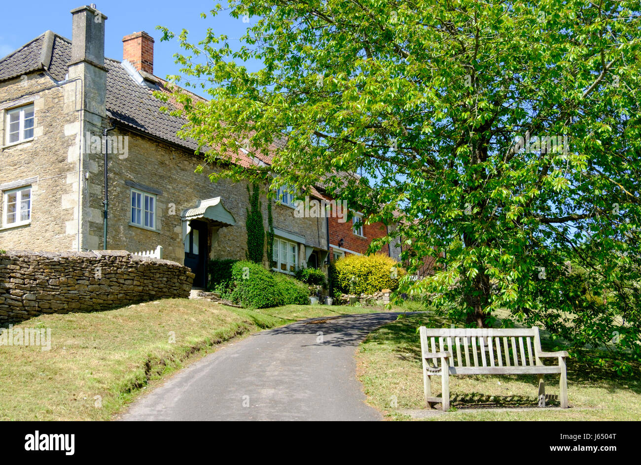 Lacock un grazioso villaggio nel Wiltshire, Inghilterra REGNO UNITO Foto Stock