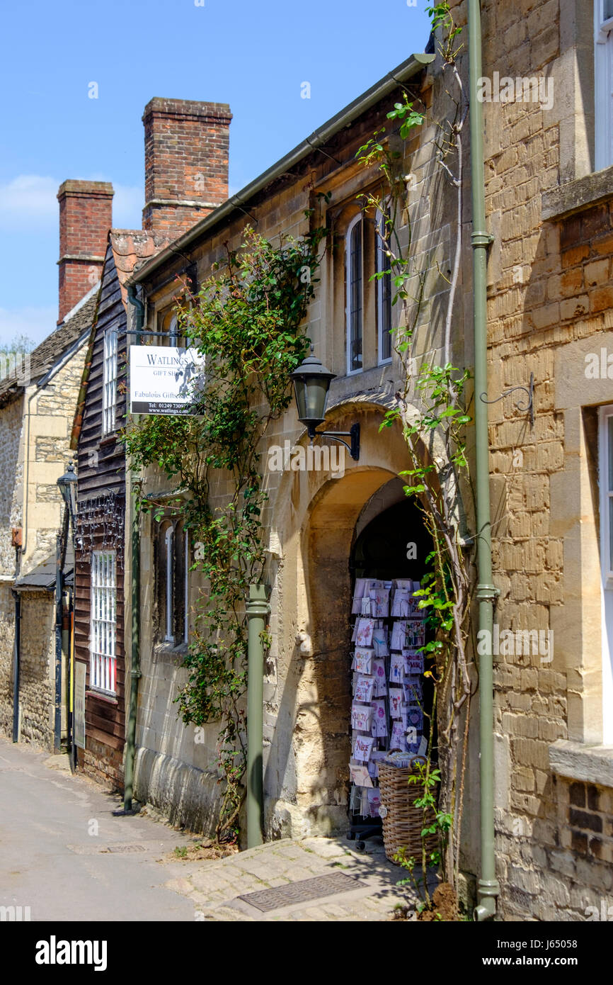 Lacock un grazioso villaggio nel Wiltshire, Inghilterra REGNO UNITO Foto Stock