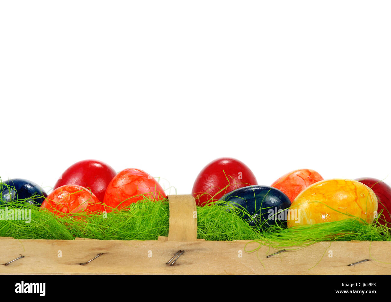 Colorato colorato splendida molteplici riccamente colorata uovo di pasqua le uova di Pasqua Foto Stock