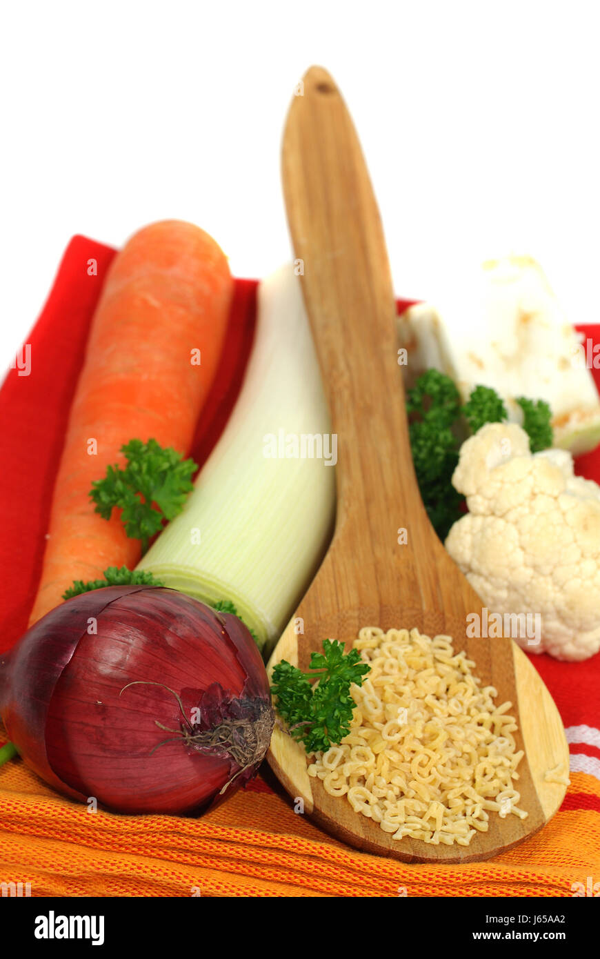 Ingredienti vegetali verdi deposito bollire cuochi cottura per bollitura materie vegetali Foto Stock