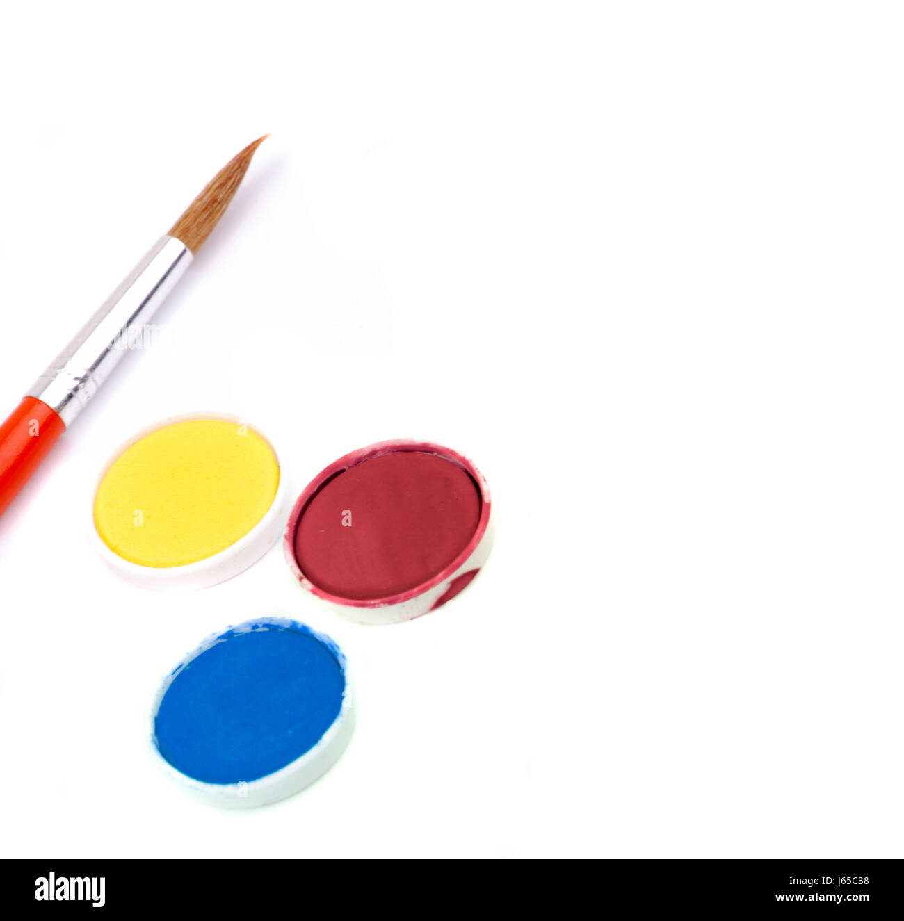 Colore colorato colorato splendida molteplici riccamente colorata vernice tre Foto Stock