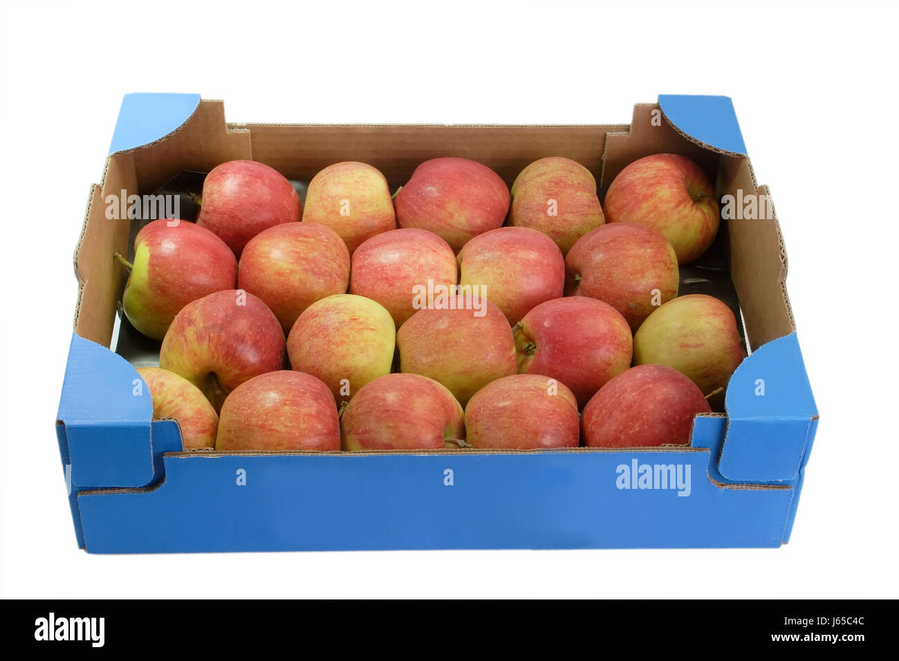 Trasporto frutta mela apple aliment cibo studio fotografico pianta utile mature Foto Stock