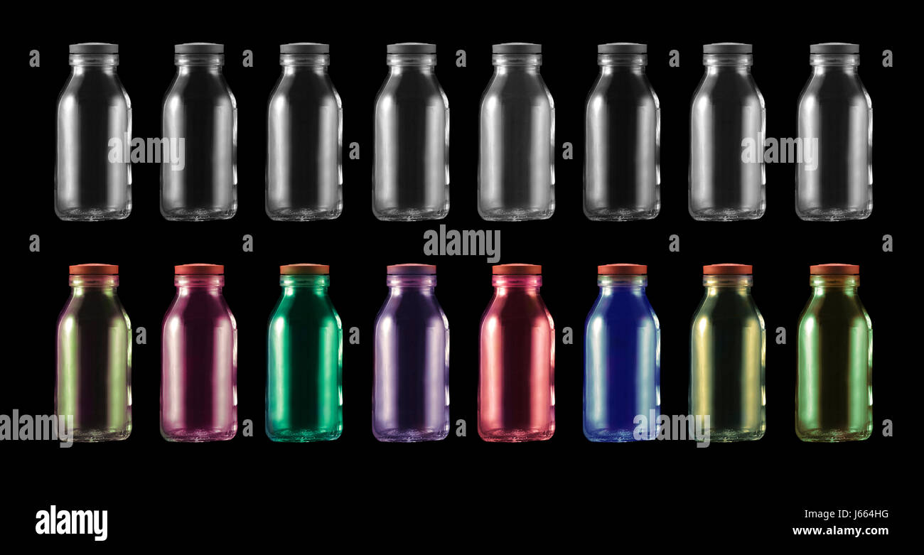 Colorato colorato splendida molteplici riccamente colorati di nero swarthy jetblack Foto Stock