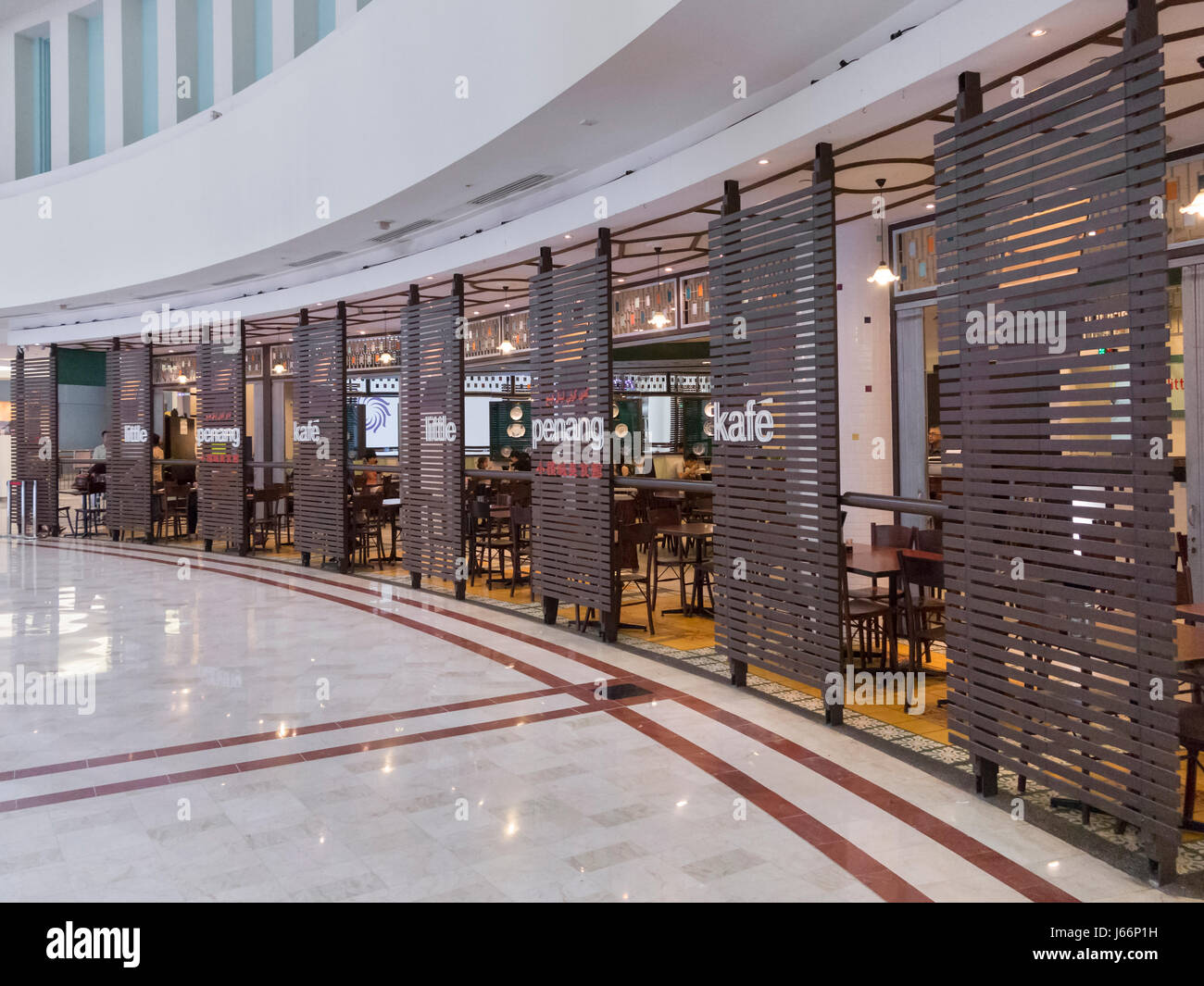 Poco Penang Kafe shop, Malaysia Foto Stock