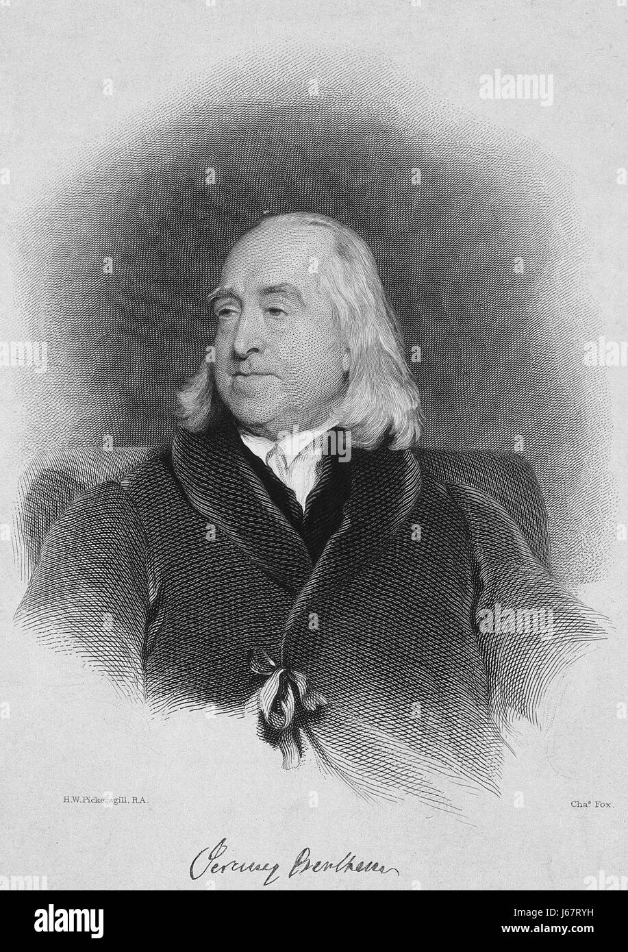 V0000462 Jeremy Bentham. Incisione di C. Fox, 1838, dopo H. W. Credito: Wellcome Library, Londra. Wellcome immagini http://wellcomeimages.org images@wellcome.ac.uk Jeremy Bentham. Incisione di C. Fox, 1838, dopo H. W. Pickersgill. 1838 Da: Henry William Pickersgillafter: C. FoxPublished: - lavoro protetto da copyright disponibili sotto licenza Creative Commons Attribution solo la licenza CC BY 4.0 http://creativecommons.org/licenses/by/4.0/ Foto Stock