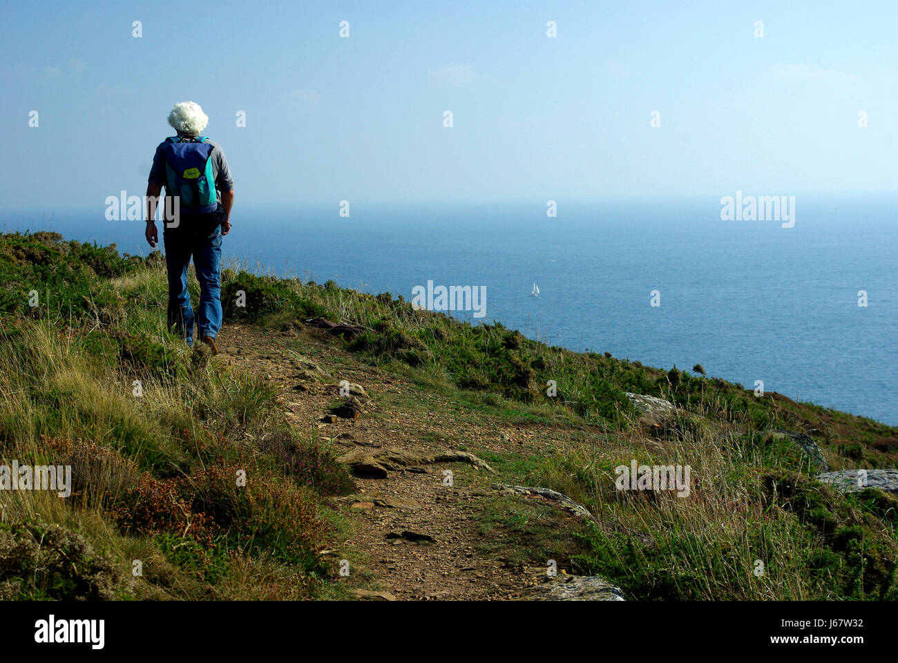 Casa vacanze vacanze attive vacanze Francia rambler brittany fitness Foto Stock