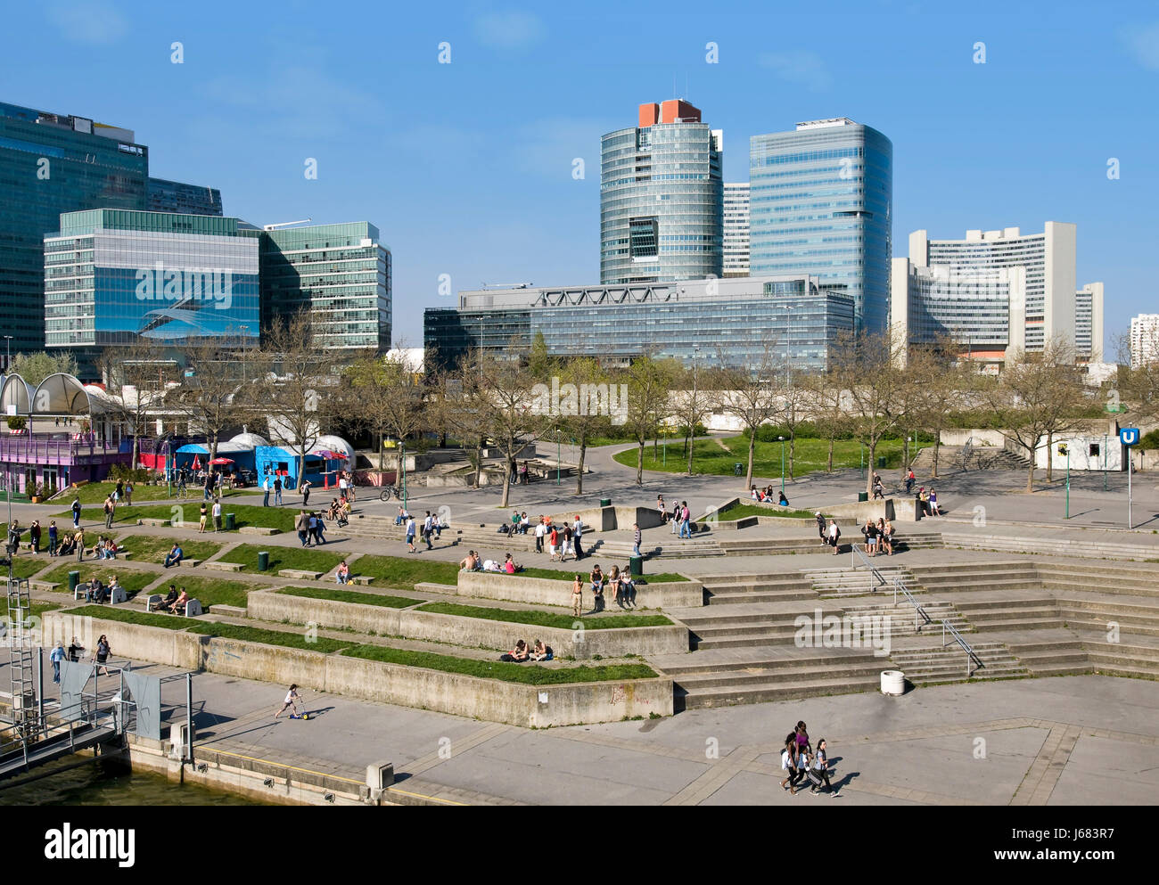 uno city vienna Foto Stock