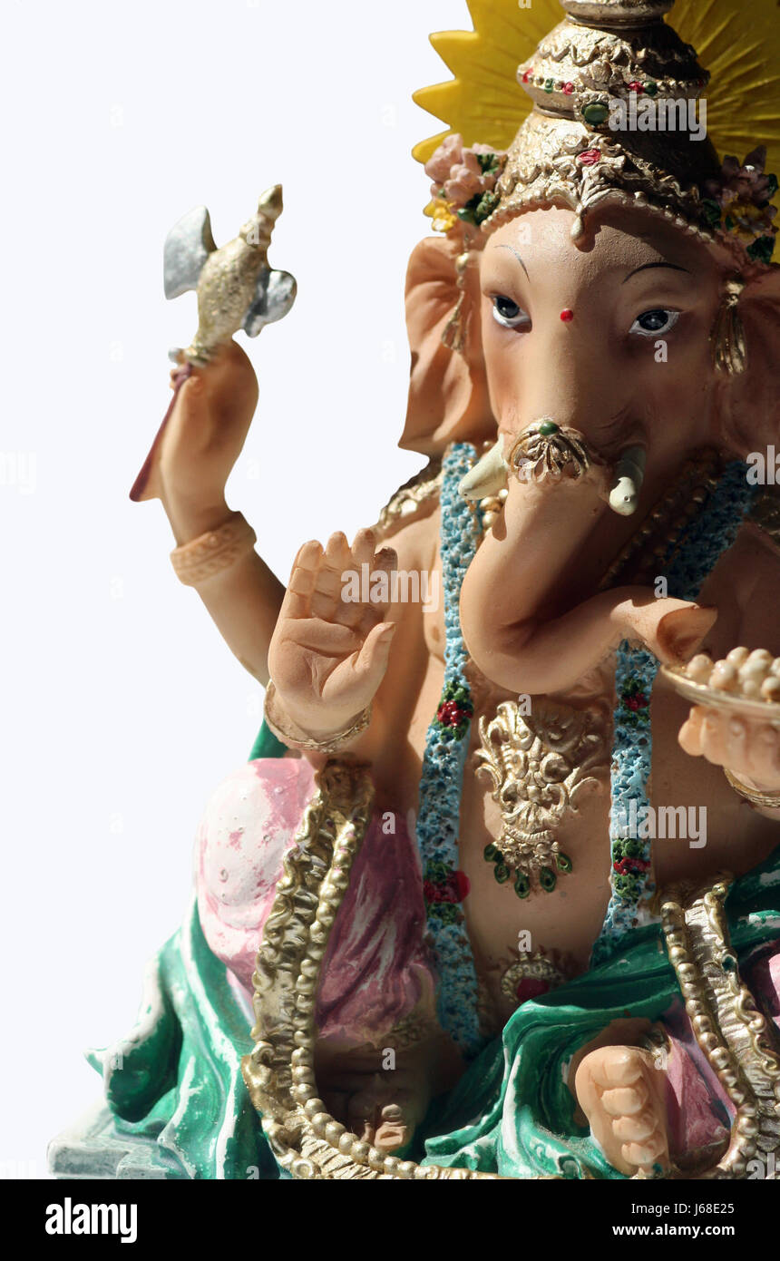 La religione dei religiosi dio credono divinità proboscide ganesha ganesh hinduismus Foto Stock