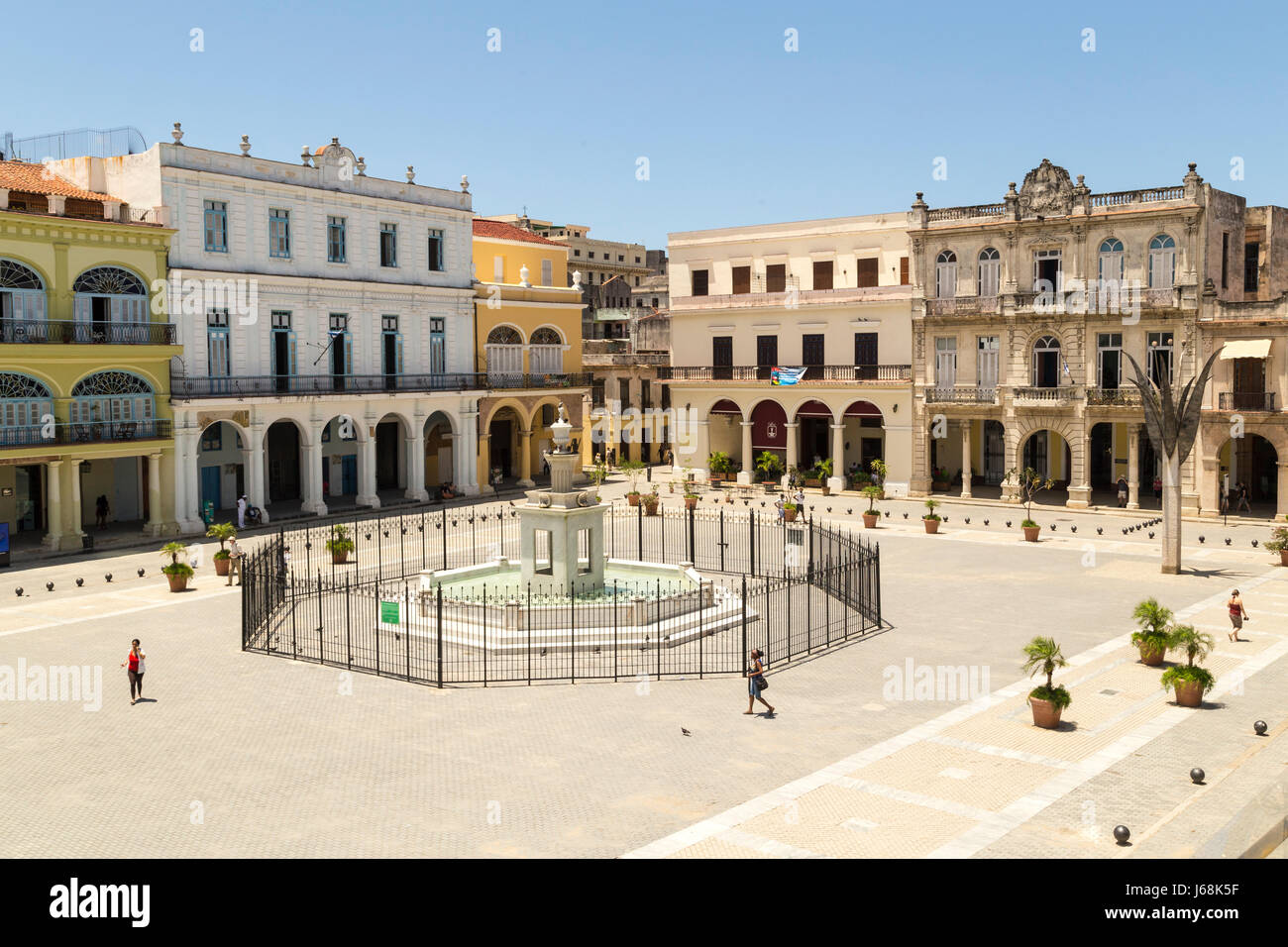 Plaza Vieja, Havana, Cuba Foto Stock
