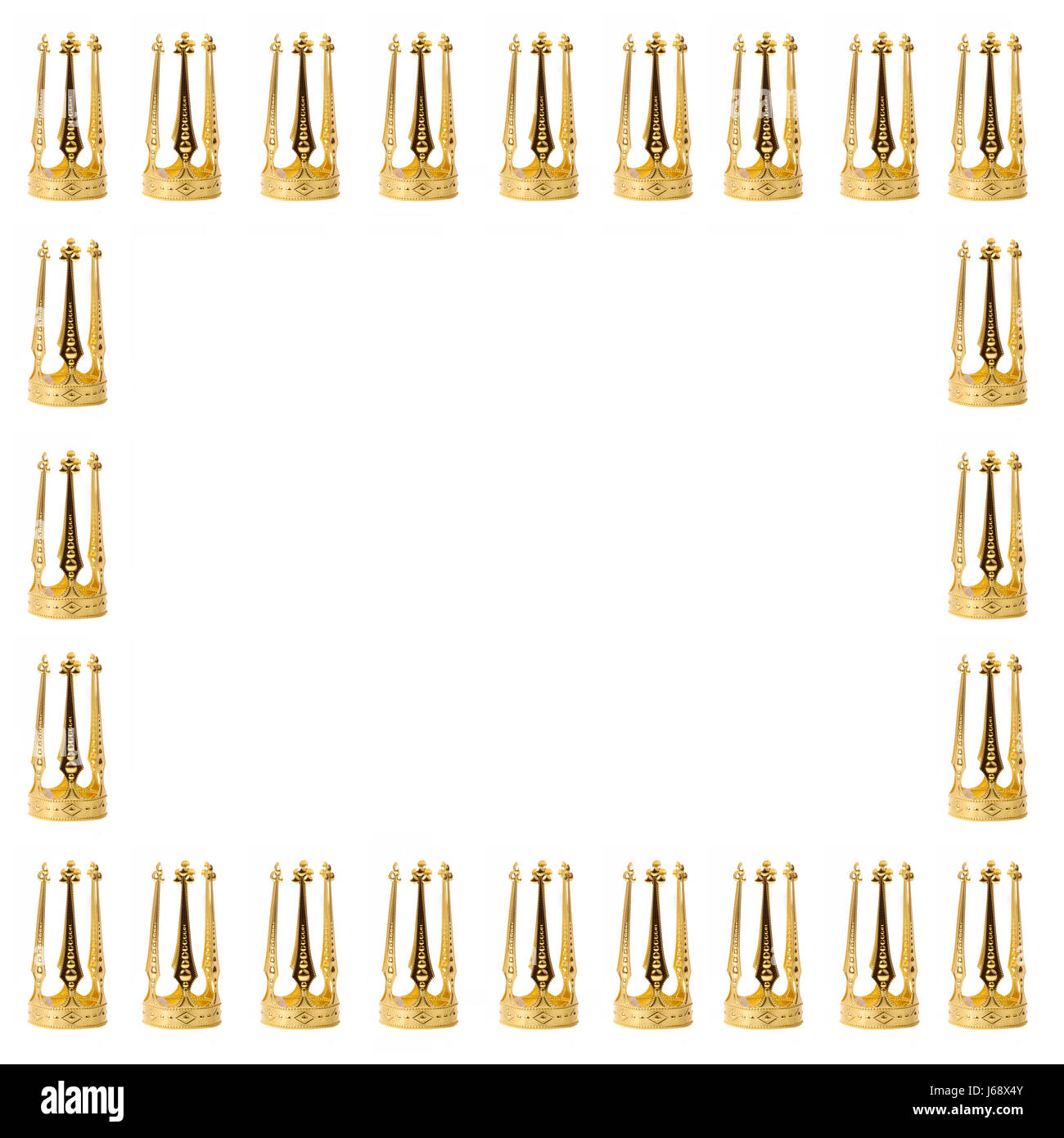 Golden crown royal crown crown pittogramma pittogramma simbolo del commercio Foto Stock